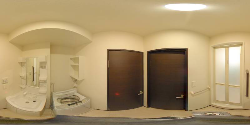 パノラマ画像洗面所