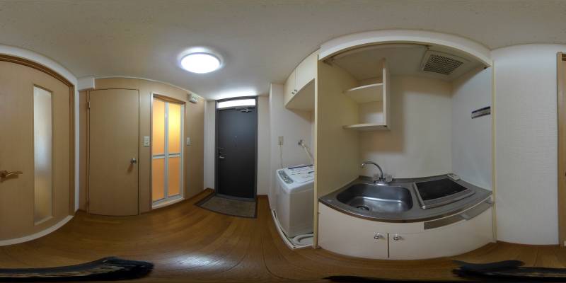 パノラマ画像キッチン