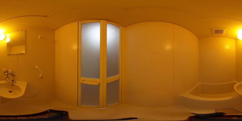 パノラマ画像バスルーム