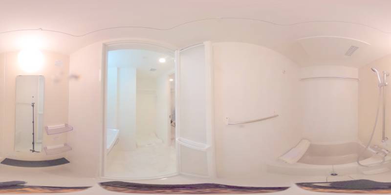 パノラマ画像バスルーム