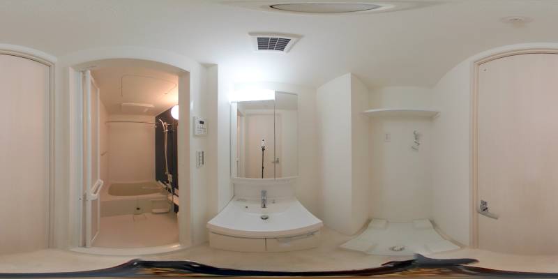 パノラマ画像洗面所