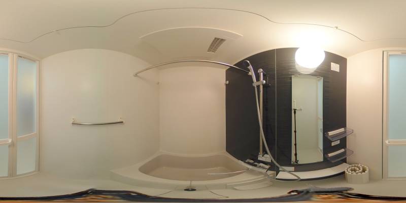 パノラマ画像バスルーム