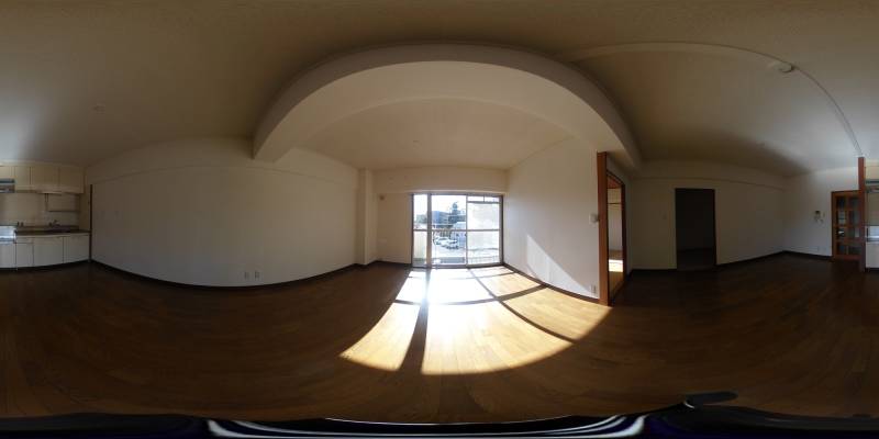 パノラマ画像リビング