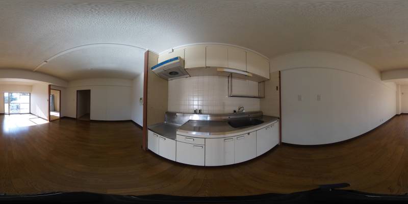 パノラマ画像キッチン