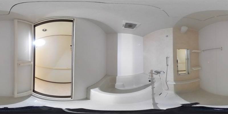 パノラマ画像バスルーム