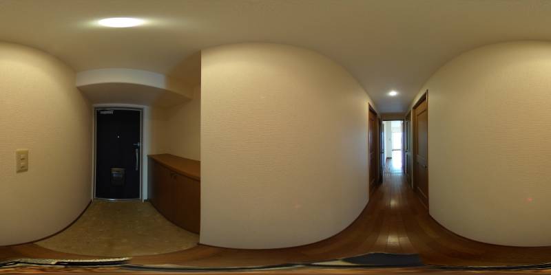 パノラマ画像玄関