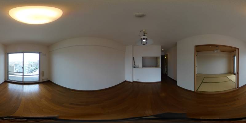 パノラマ画像リビング