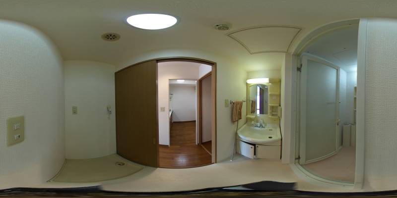 パノラマ画像洗面所