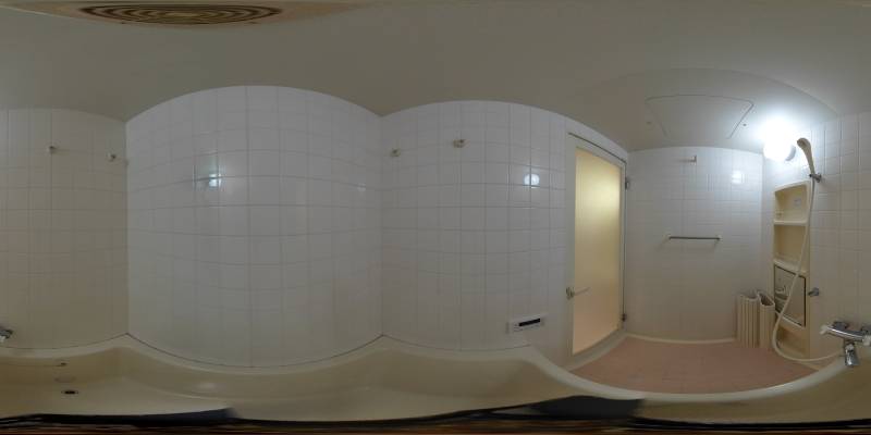 パノラマ画像バスルーム