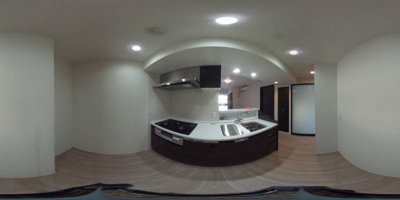 パノラマ画像キッチン