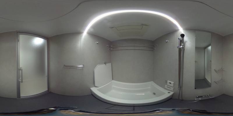 パノラマ画像バスルーム