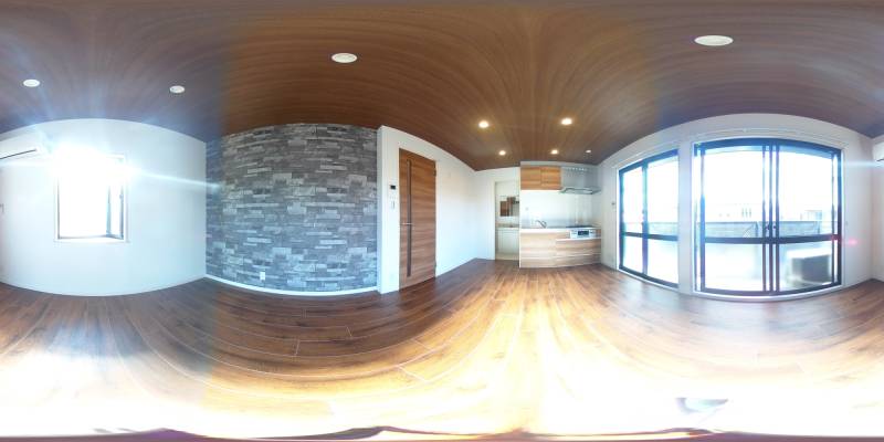 パノラマ画像リビング