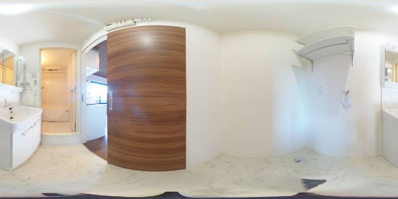 パノラマ画像洗面所