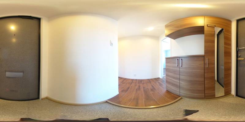 パノラマ画像玄関