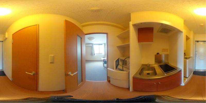 パノラマ画像キッチン