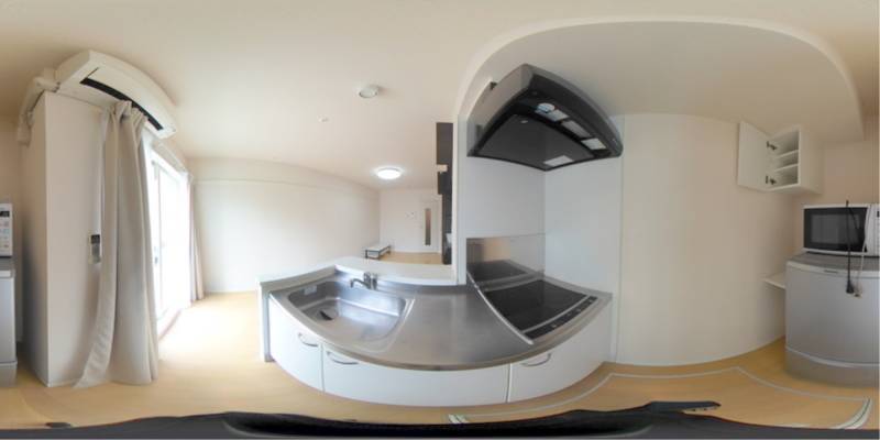 パノラマ画像キッチン