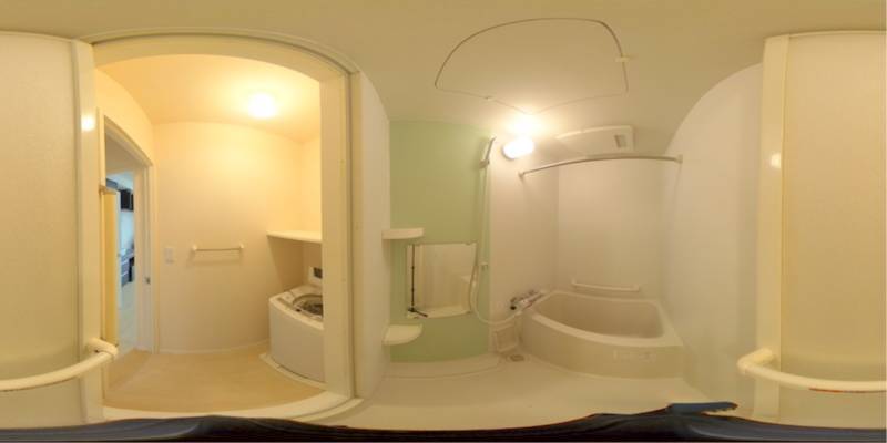 パノラマ画像バスルーム