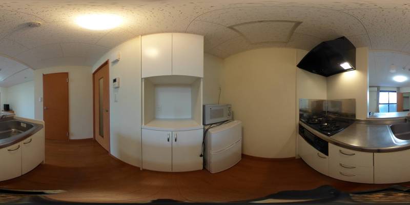 パノラマ画像キッチン