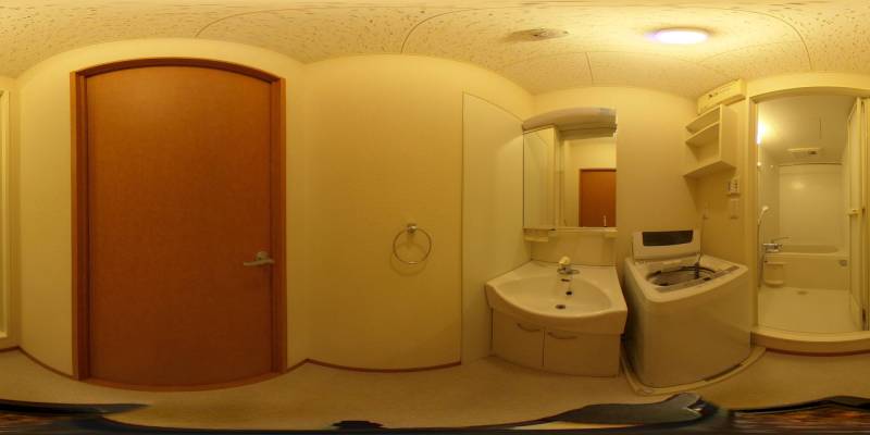 パノラマ画像洗面所
