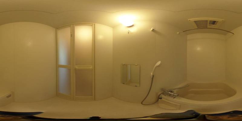 パノラマ画像バスルーム