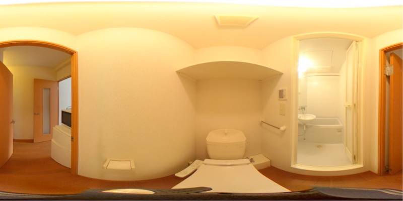 パノラマ画像トイレ