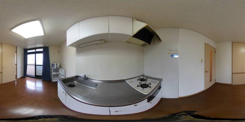 パノラマ画像キッチン