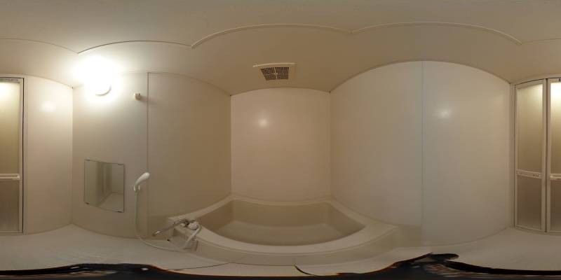 パノラマ画像バスルーム