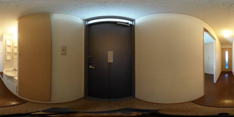 パノラマ画像玄関