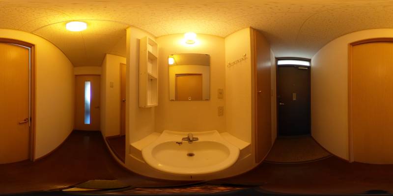 パノラマ画像洗面所