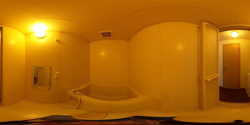 パノラマ画像バスルーム