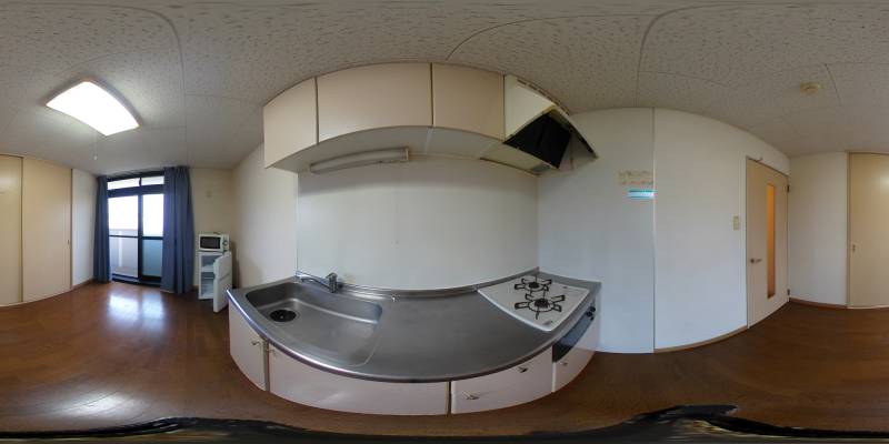 パノラマ画像キッチン