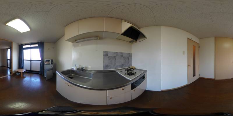 パノラマ画像キッチン