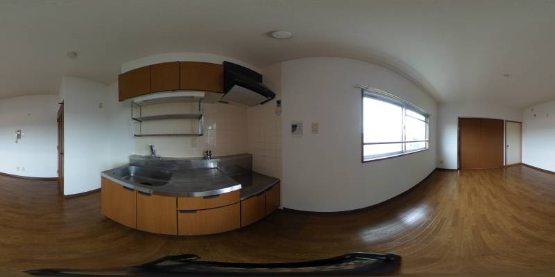 パノラマ画像キッチン