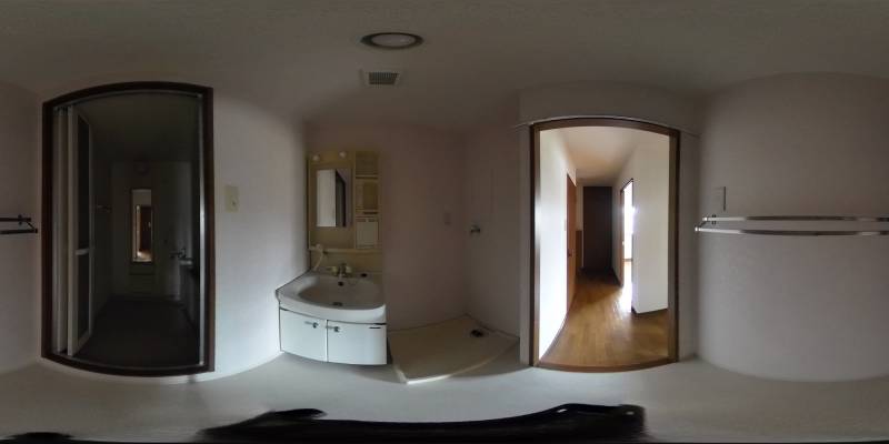 パノラマ画像洗面所