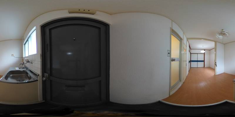 パノラマ画像玄関