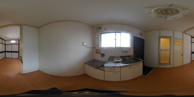 パノラマ画像キッチン