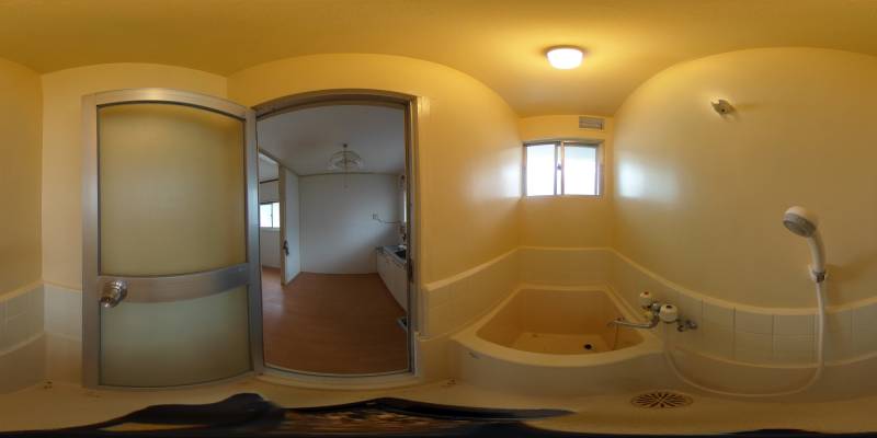 パノラマ画像バスルーム