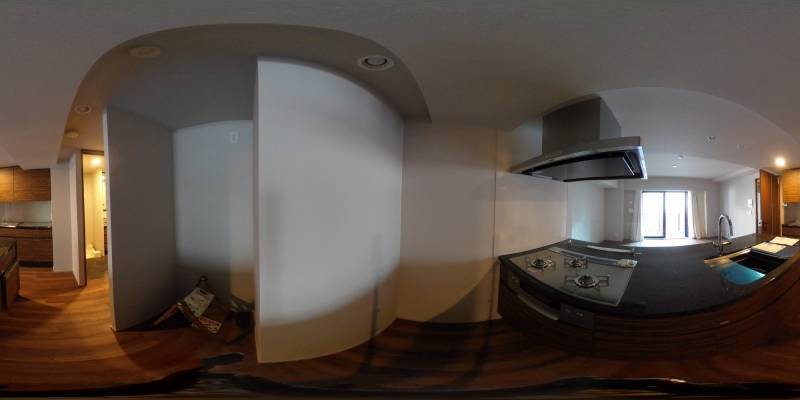 パノラマ画像キッチン