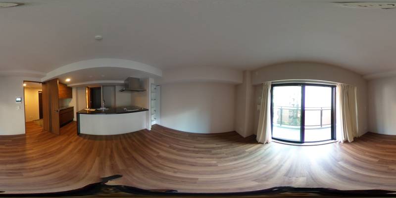 パノラマ画像リビング