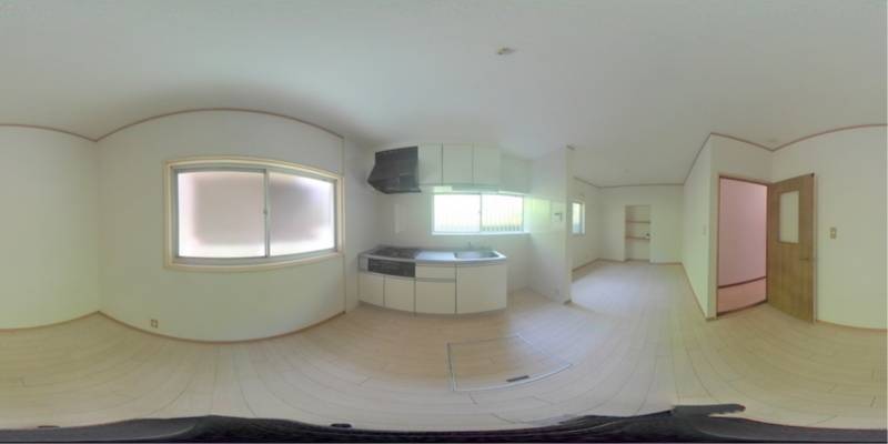 パノラマ画像キッチン