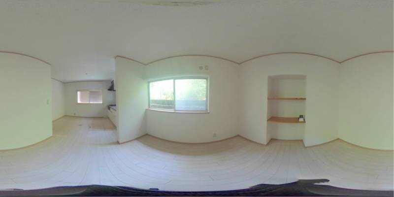 パノラマ画像リビング