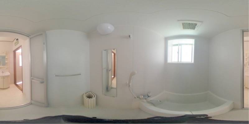 パノラマ画像バスルーム