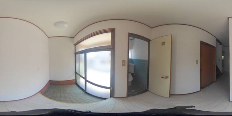 パノラマ画像玄関