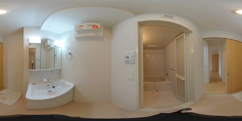 パノラマ画像洗面所