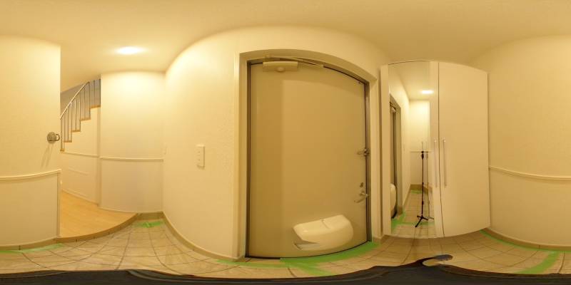 パノラマ画像玄関