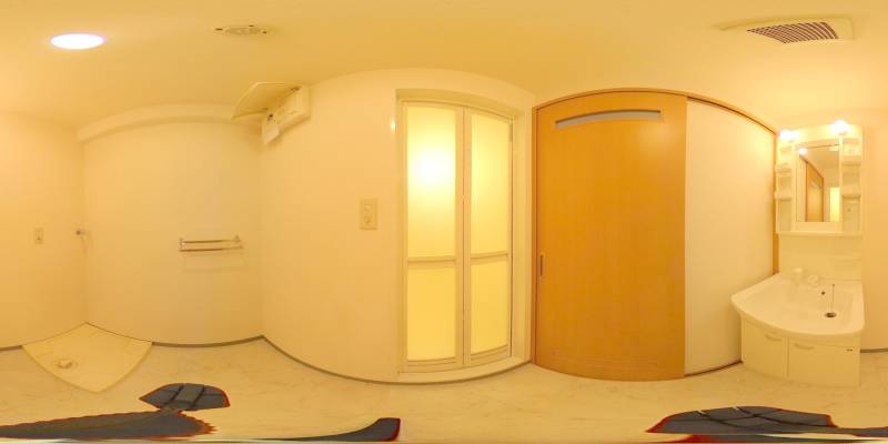 パノラマ画像洗面所