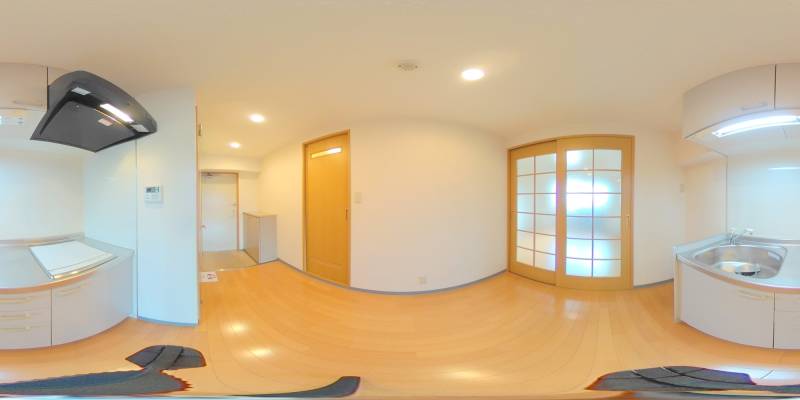 パノラマ画像キッチン