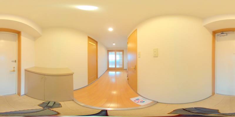 パノラマ画像玄関