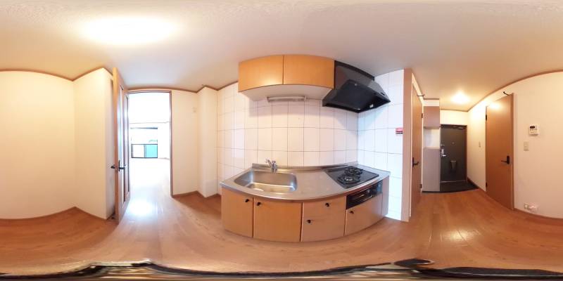 パノラマ画像キッチン