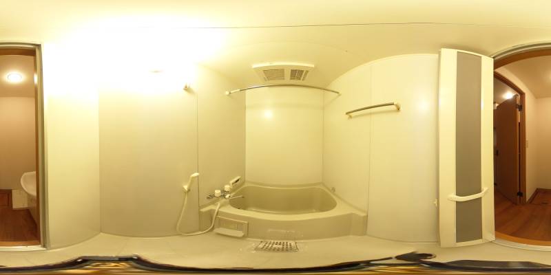 パノラマ画像バスルーム